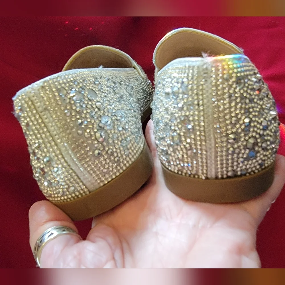 Juicy Couture Caviar Rhinestone Loafers-NWT-9 - Picture 4 of 7